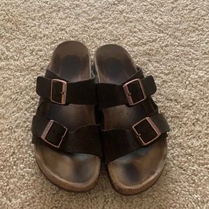 Suede Mocha Birkenstock Sandal